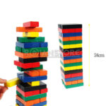 Entretenido Juego Yenga Jenga Colores Ingenio Destreza y Habilidad - Imagen 11