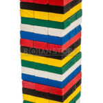 Entretenido Juego Yenga Jenga Colores Ingenio Destreza y Habilidad - Imagen 8