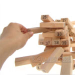 Entretenido Juego Yenga Jenga Números Ingenio Destreza Y Habilidad