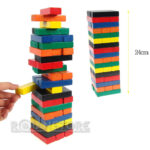 Entretenido Juego Yenga Jenga Colores Ingenio Destreza y Habilidad