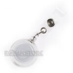 Porta Credencial o Tarjeta de Identificacion Tipo Yoyo Color Blanco Pack 25un - Imagen 4