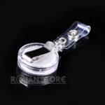 Porta Credencial o Tarjeta de Identificacion Tipo Yoyo Color Blanco Pack 25un - Imagen 5