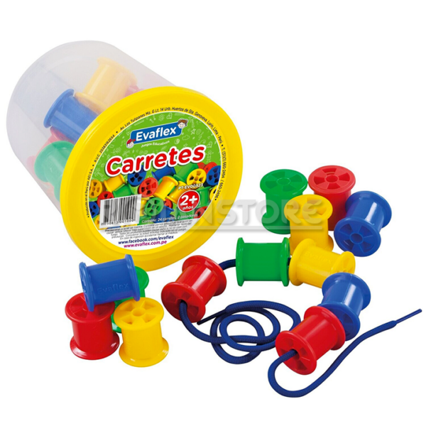 Equipamiento Jardín Infantil Evaflex Carretes Plásticos