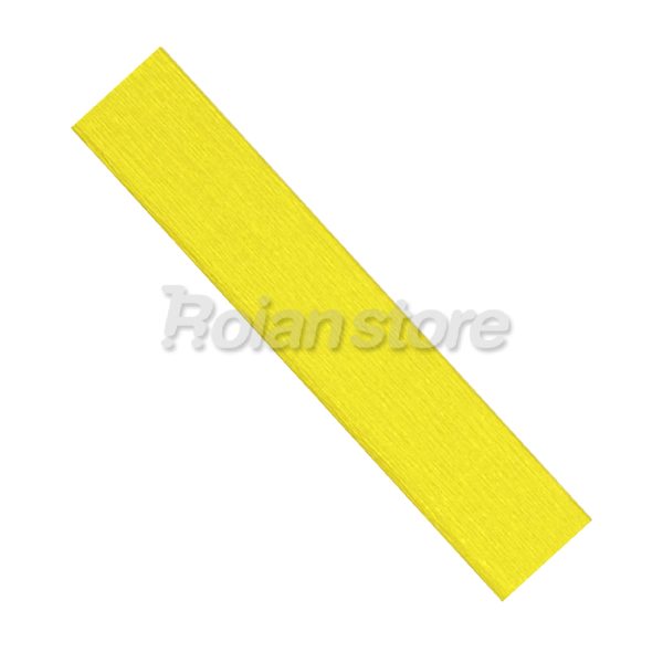 Set Papel Crepe 10 Pliegos Medida 50x200 cm Color Amarillo