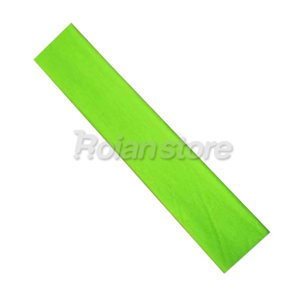 Set Papel Crepe 10 Pliegos Medida 50x200 cm Color Verde