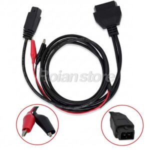 Conector Citroen Peugeot OBD1 OBD2 - 2 Pin A 16 Pin + Pinza
