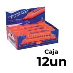 Destacador Tratto Plano Fluorescente Naranja Caja 12un - Imagen 2