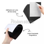 Pack Hoja Papel Imantado Adhesivo 10und 20x30 Maqueteria - Imagen 3