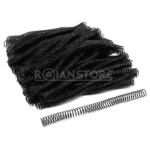 Espiral Plástico Negro 12mm 50 Unidades Capacidad 105 Hojas - Imagen 3