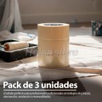 Cinta Enmascarar Masking Tape 3 Unidades 48mm X 40MT Beige - Imagen 3