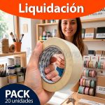 CINTA ENMASCARAR Masking Tape 20UNDS 36MM-BEIGE 125MIC 40MT - Imagen 5