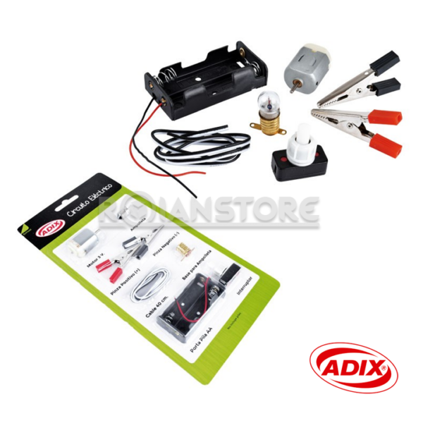 Instrumentos de Ciencia y Medición Adix Circuito Eléctrico 8 Piezas