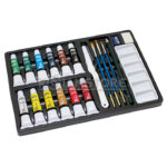 Pintura Artel Acrilico Set de 12 Colores 12 Ml Con Accesorios - Imagen 7