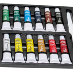 Pintura Artel Acrilico Set de 12 Colores 12 Ml Con Accesorios - Imagen 8
