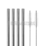 6 Bombillas Reutilizables Acero Inoxidable + 2 Cepillos RS - Imagen 5