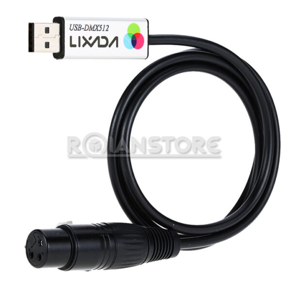 Cable USB DMX DMX512 Interfaz Adaptador Led DJ