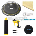 Gopro Dome Hero 5 6 7 Carcasa Acuatica Domo + Disparador - Imagen 6