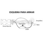 Instrumento de Ciencia y Medición Adix Circuito Eléctrico 5 Piezas Unidad - Imagen 5