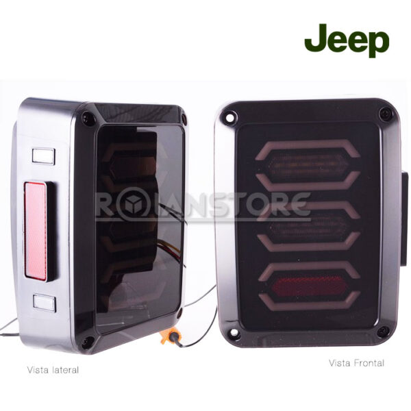Set Focos Traseros LED Jeep Wrangler 2007 - 2018