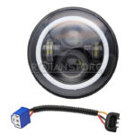 Focos Faros Opticos Led Ojos Angel Tuning Jeep Wrangler - Imagen 3