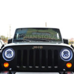 Focos Faros Opticos Led Ojos Angel Tuning Jeep Wrangler - Imagen 5