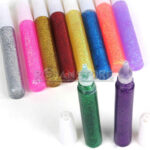Glitter Glue Pegamento 6 Tubos 10 ml Colores Surtidos - Imagen 6