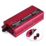Inversor Voltaje Auto 2000w DC 12v - AC 220v + 2 Puertos USB - Imagen 11