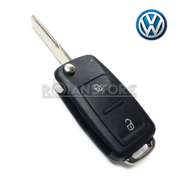 Carcasa Reemplazo Llave Volkswagen Amarok 2 Botones Logo