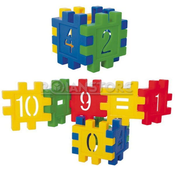 Construccion Dactic Conectable con Numero 85 Piezas