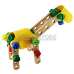Construccion Dactic Set de Piezas Atornillables para Construir Madera - Imagen 5