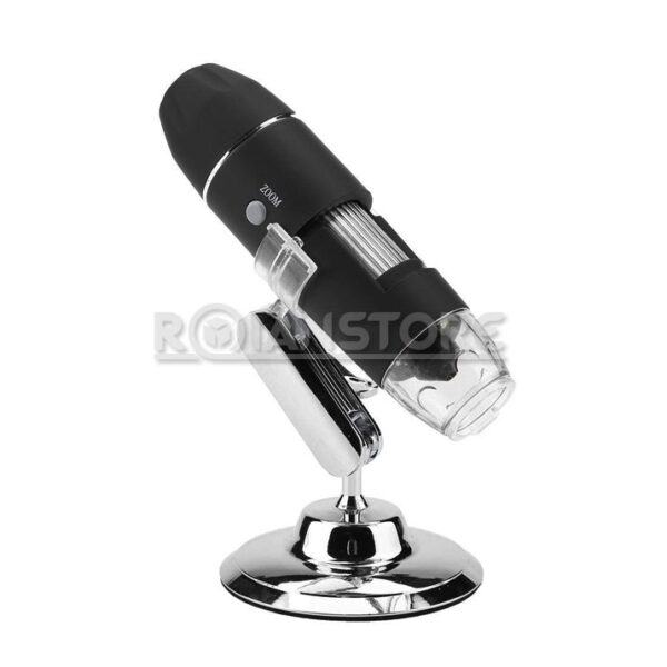 Microscopio Usb Aumento 1600x Iluminación 8 Led Fotos Videos