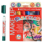 Pintura Instant Playcolor Pinta Caritas 6 colores Metalizados Unidad