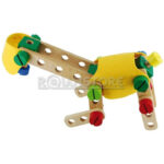 Construccion Dactic Set de Piezas Atornillables para Construir Madera - Imagen 4