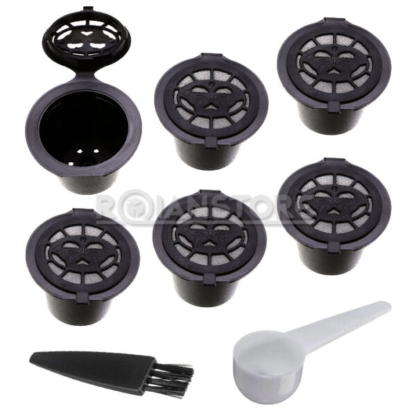 Pack 6 Capsulas Reutilizables Para Cafetera Nespresso