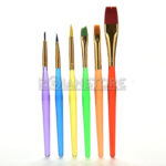 Pincel Display Set de 6 Pinceles Colores Diferentes Medidas