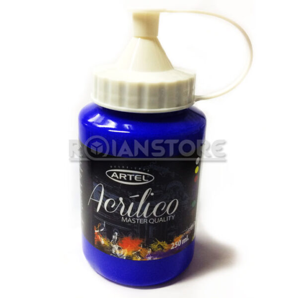 Pintura Artel Acrílica Azul Ultramar 444 250 ml Unidad