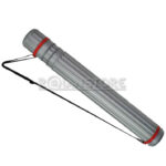 Porta Planos Plástico Extensible Gris con Correa Portaplanos - Imagen 3
