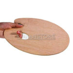 Paleta de Madera para Mezclar Pintura 31x41 cm x 3mm - Imagen 7