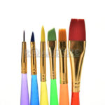 Pincel Display Set de 6 Pinceles Colores Diferentes Medidas - Imagen 2