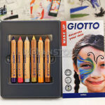 Pintura Giotto para Cara 6 Colores Glamour Unidad - Imagen 2