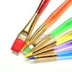 Pincel Display Set de 6 Pinceles Colores Diferentes Medidas - Imagen 4