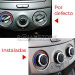 Perillas Calefacción Aire Acondicionado Chevrolet Sail Aluminio - Imagen 5