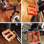 Pedales Bicicleta Mtb Bmx Enduro Downhill Naranjo - Imagen 11