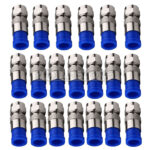 Crimpeadora Coaxial Rg6 + Pela Cable + 20 Conectores Rg6 - Imagen 6