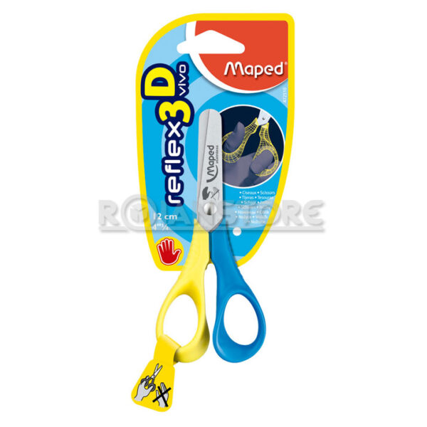 Tijeras Maped Reflex 3D Vivo Para Zurdo