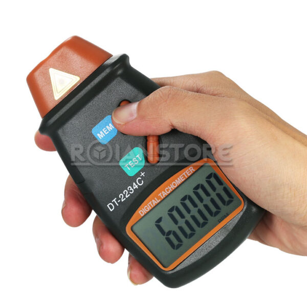 Tacometro Digital Portatil Infrarrojo Laser Medidor RPM