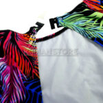 Traje Baño Deportivo Lycra Manga Larga Sin Espalda Espigas Colores - Imagen 17