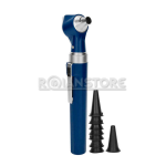 Kit Portatil Otoscopio Diagnostico Oido Luz Led Zoom x3 Azul