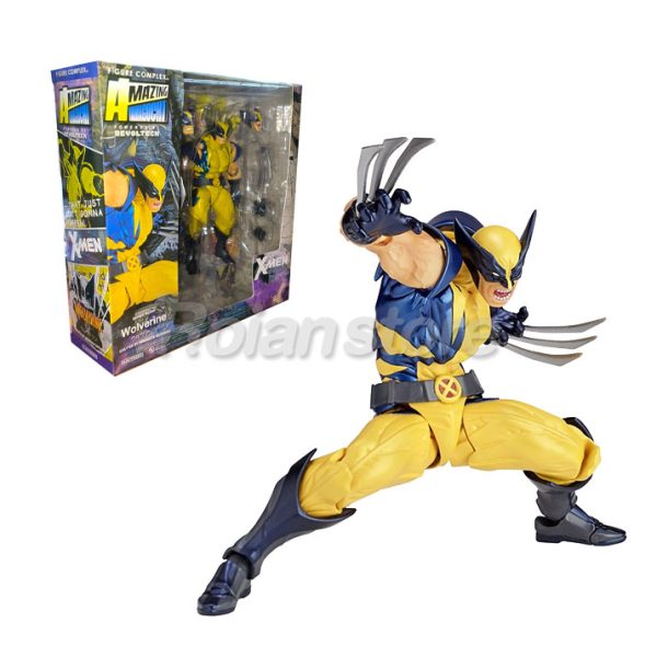 Juguete Figura Accion Wolverine Logan Xmen Articulada