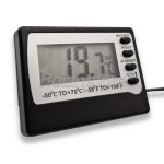 Termometro Digital Refrigerador Sonda y Alarma Max Min C° F° Mod2